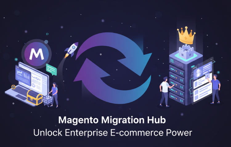 Shopping Cart Migration Illustration